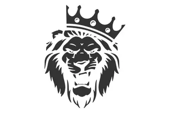 

Hot Car Sticker CLion Wearing A Crown of Kings' Rights Accessories Vinyl Car Styling Cover Scratches Motorcycl PVC 16cm X 12cm