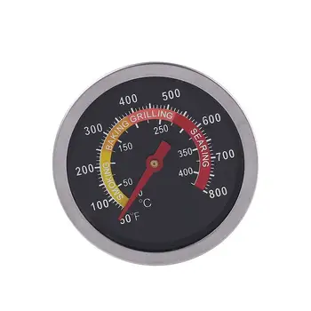 

Cooking Thermometers Grill Thermometers Temperature Gauges Eating Barbecue Round BBQ Steel Restaurant Silver Beef Turkey Tools
