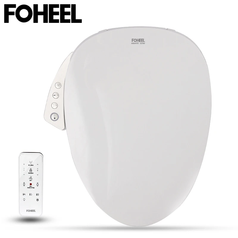 FOHEEL Смарт сиденье для унитаза умный Туалет Электрический биде крышка Led светильник туалет с подогревом сиденье для унитаза крышка FWT02 FOHEEL Смарт сиденье для унитаза умный Туалет Электрический биде крышка Led светильник туалет с подогревом сиденье для унитаза крышка FWT02