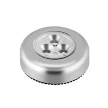 

Mini 3 LEDs Touch Lamp LED Wall Cabinet Night Light Battery-powered Bedside Emergency Lamp Wholesale