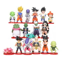 8 шт./компл. Dragon Ball Z WCF Son Гоку Гохан Piccolo Vegeta Nappa Raditz Freeza Dende Barduck Ginyu ПВХ Фигурки игрушки