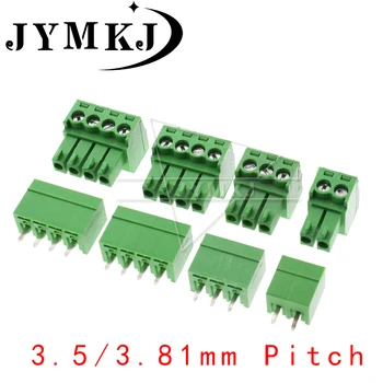 

10SETS KF2EDG / 15EDG 3.81 2/3/4/5/6/7/8/10 pin Pluggable Terminal Block Connector RC2ERCK 3.5mm Pitch Plug / Pin Header Socket