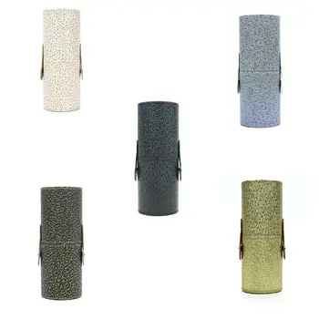 

Women Girls PU Leather Makeup Brush Holder Cosmetic Bag Organizer Lady Multifunction Brushes Pen Cup Container Storage Case Bag