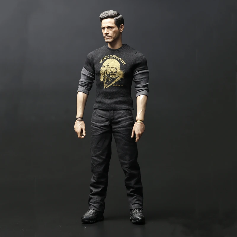 

1/6 Scale TONY T-shirt Set for 12inch Action Figure Body DIY Style
