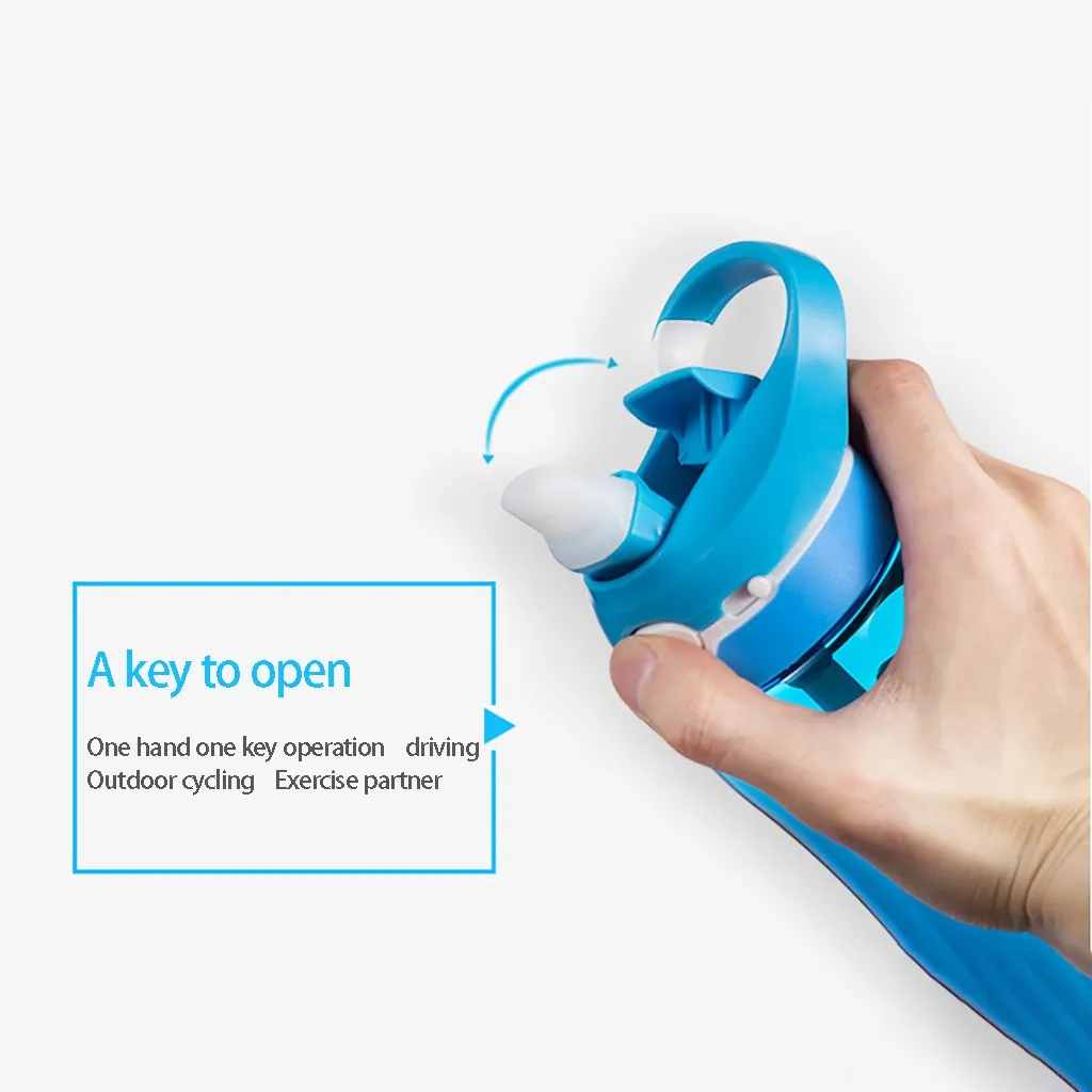 Велосипедная бутылка для воды 25,3 унций 750 мл силиконовая трубочка Авто всплывающий велосипед открытый для прогулок и походов бутылка для воды инструменты
