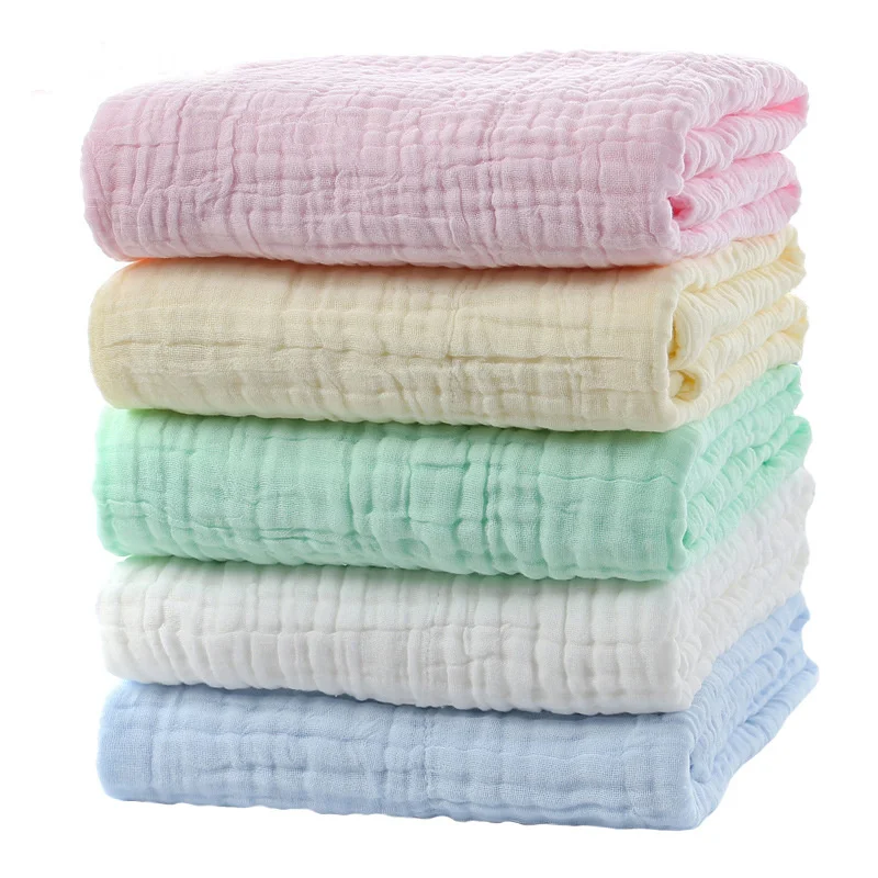 Newborn Blankets Bath Gauze Wrap Baby Bath Towel Newborn Blankets