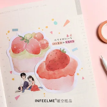 

1 Set Memo Pads Sticky Notes Kawaii Afternoon tea Paper Notepad Daliy Scrapbooking Stickers Office School stationery Bookmark