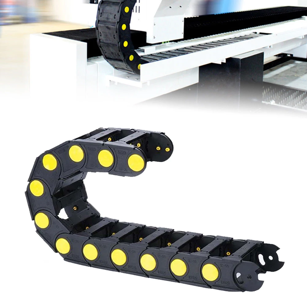 

1m Strengthened Easy Install Transmission 3D Printer Parts High Tensile Cable Nylon Drag Chain Wire Carrier Practical Office
