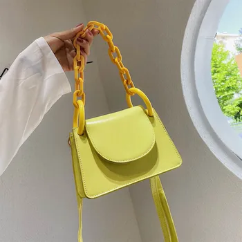 

2020 summer new fashion women's shoulder messenger bag casual wild chain ladies small square bag