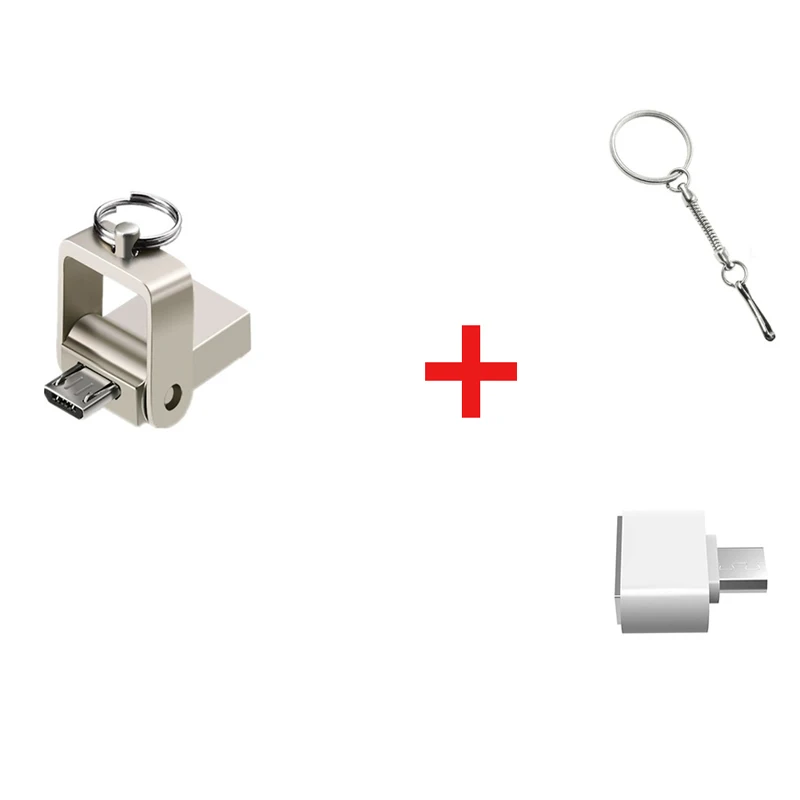 For USB Android OTG USB флеш-накопитель, флешка для микро телефона, USB 2,0, мини-флешки, 128 ГБ, 32 ГБ, 64 ГБ, флешки, карта памяти - Цвет: For USB Android