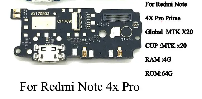 USB разъем для зарядки, док-станция, гибкий кабель для Xiaomi Redmi 3S Note 4X Note 3 Pro Note 2 MAX 5X6 7 4 Pro Se 152 мм - Цвет: redmi Note 4x X20