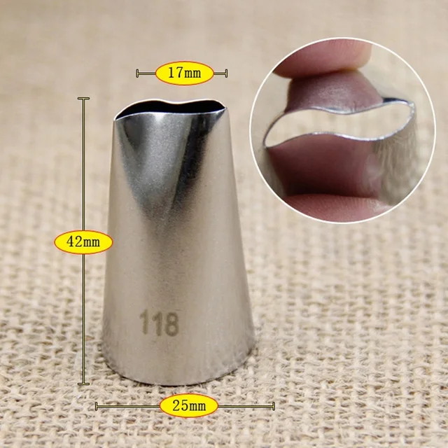 118# Rozsdamentes Acél Jegesedés Csővezetékek Fúvókák Torta Díszítő Tészta Készletek Cupcake Szerszámok Bakeware - Image 3