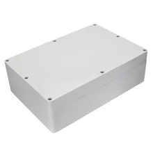 Uxcell 380x260x120 мм ABS РАСПРЕДЕЛИТЕЛЬНАЯ КОРОБКА Универсальный проект корпус чехол для внутреннего и наружного электричества, связи