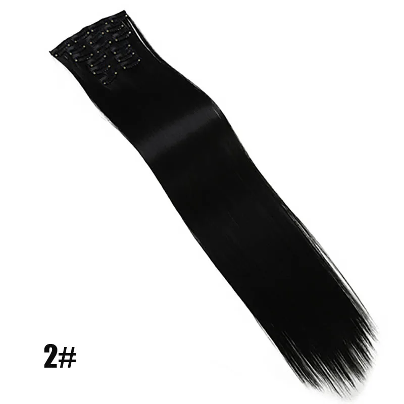 Cabelo 22 sintético onda profunda cabelo resistente ao calor luz marrom cinza loiro feminino extensao do cabelo conjunto grampo