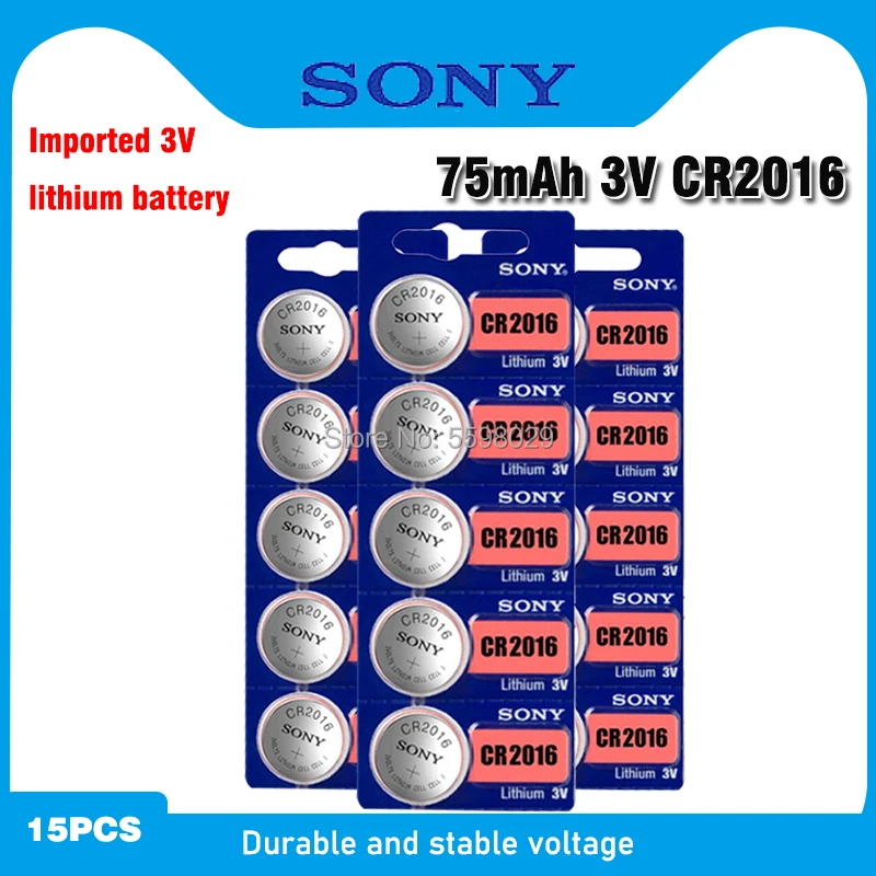 SONY cr2016 литиевая батарея 3 в, 15 шт., литий ионные кнопочные батареи, часовые батарейки, cr 2016 DL2016 ECR2016 BR2016 для часов|Часовые батарейки| | АлиЭкспресс