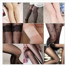 Женские колготки, Классическая Маленькая в горошек, шелковые чулки. Тонкие женские винтажные Чулки с имитацией татуировки, колготки, женские Чулочные изделия