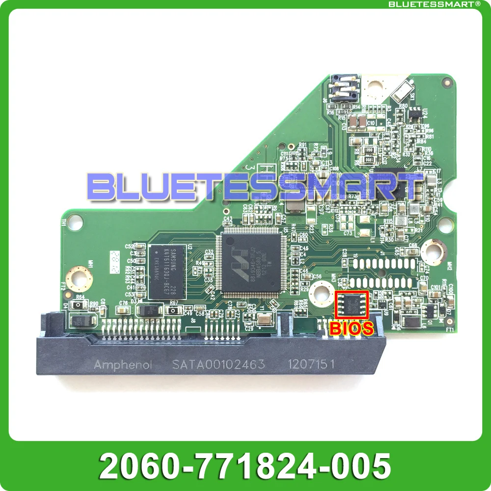 HDD PCB печатная плата 2060-771824-005 REV A/P1 для WD 3 5 SATA жесткого диска восстановления данных