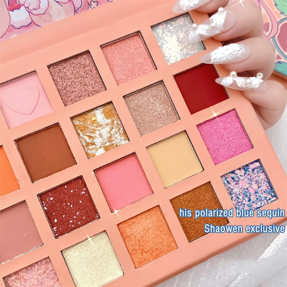 Paleta de Sombras Strawberry Girl, 24 Cores,