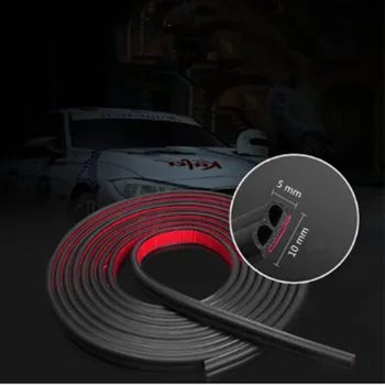 

5M B Shape Car Door Seal Strips Sticker Auto Accessories for Ford Focus Kuga Fiesta Ecosport Mondeo Escape Explorer Edge Mustang