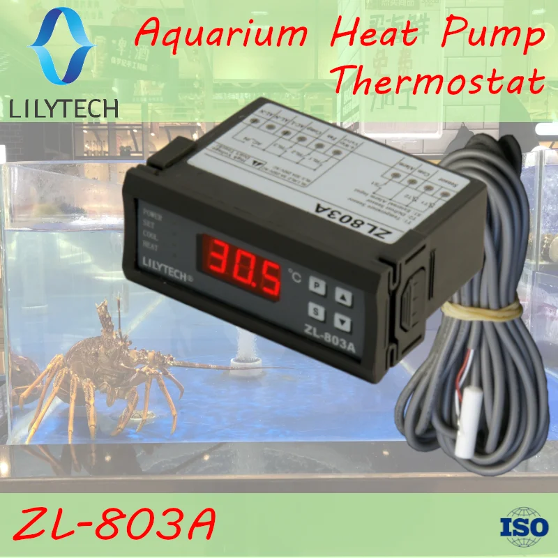 ZL-803A, 220VAC, 30A выход регулятор температуры воды, аквариум термостат, морепродукты машина регулятор температуры