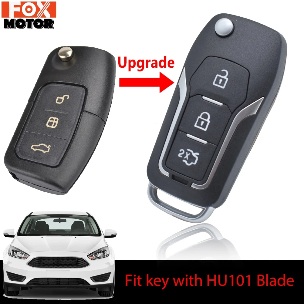 Модифицированный складной чехол с 3 кнопками и откидной крышкой для