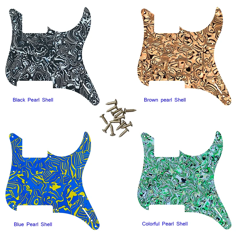 Pleroo Custom Guitar Parts-Per Mij Japan Yamaha Pacifico 302 No Pickup Hole Chitarra Elettrica Battipenna Piastra Antigraffio