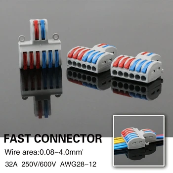 

Fast wire connector terminales springquick kabel conector terminal cable eletrico Connection terminator block connecteur faston
