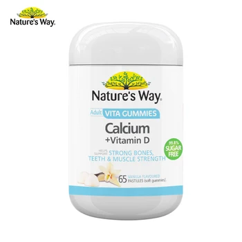 

Nature's Way Sugar Free Adult Vitamin D Adult Calcium Soft Candy 65 Grains
