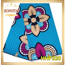 Женское платье, сделай сам, ткань, воск RONVITAL, распродажа, Африканский воск, высокое качество, хлопок, материал с принтом, сделай сам, ткань, 6 ярдов/партия