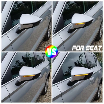 

LED Dynamic Turn Signal Light Flasher Flowing Water Blinker Flashing Light For Seat Ateca 5D Cupra Ateca Tarraco 2016-2019 FR