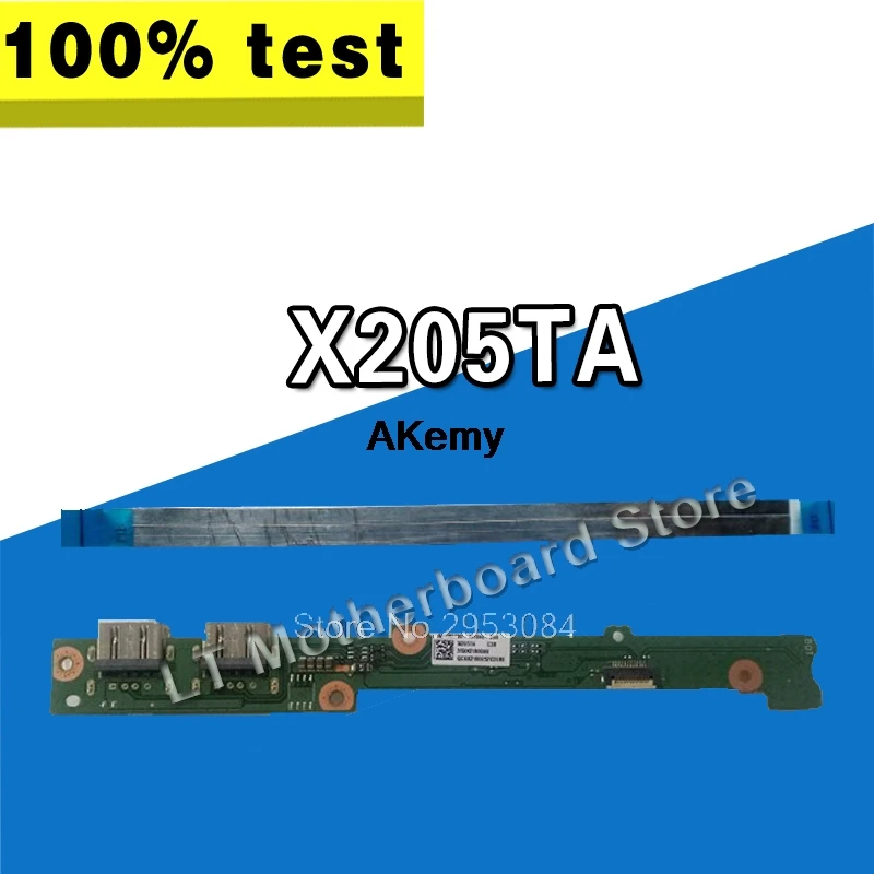 Плата + кабель для оригинального X205T X205TA USB кнопка включения платы X205TA_IO DA0XK2PI4C0