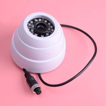 

4 Pin 500TV IR Color Reversing Camera CMOS Night Vision LED Waterproof w/ 5m Cable White 12V-24V