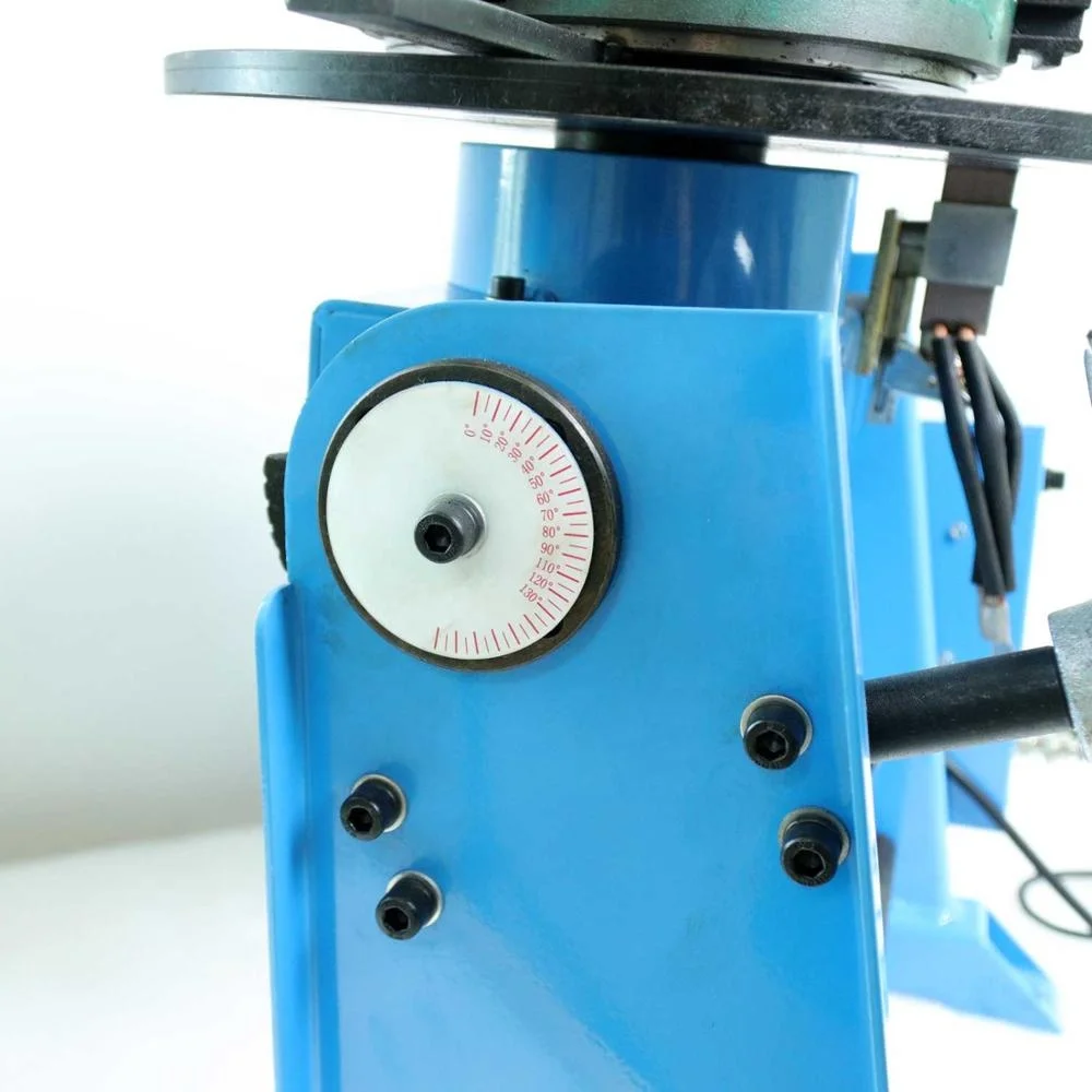 30KG CE Welding Positioner Turntable Welder Table Rotating HD-30 With WP200 Lathe Chuck Manual Torch Holder Center Hole 25 65mm 3