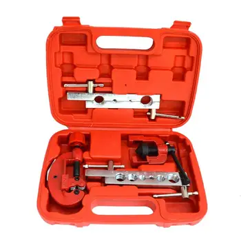 

Pipe Riveter Pipe Expander Expansion Set Double Flaring Brake Line Tool Kit Tubing Car Truck Tool With Mini Pipe Cutter