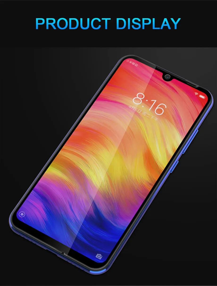 40D закаленное стекло для Xiaomi Redmi note 5 6 7 Pro защита экрана на Redmi 6A 8 Pro защитное стекло на Redmi note 7