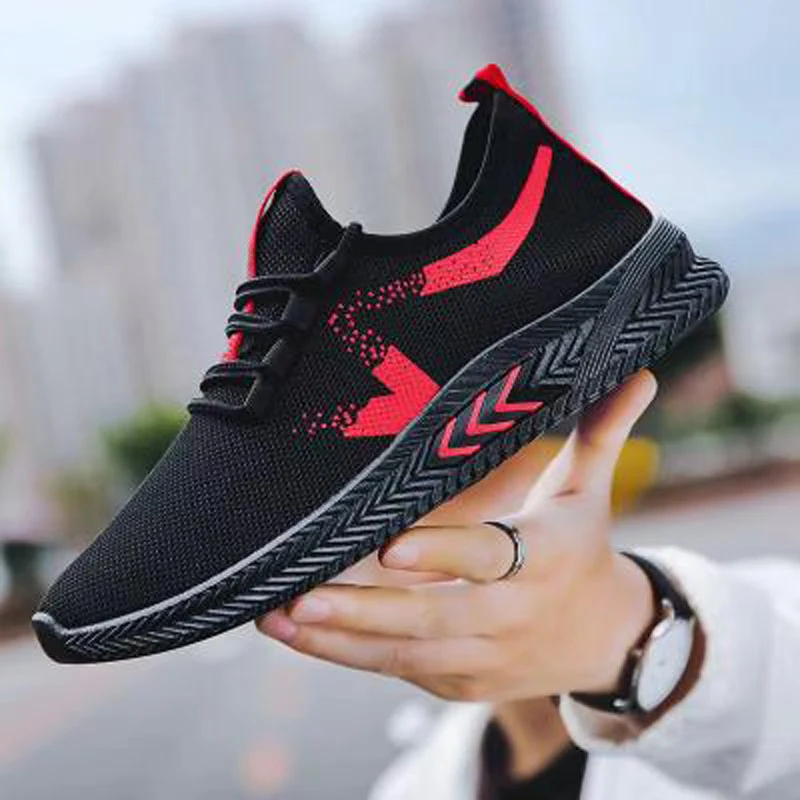 Running Shoes For Men Sneakers Breathable Mesh Outdoor Sport Shoes Wear-resistant Men Casual Upper Sneakers Male Sport Shoes