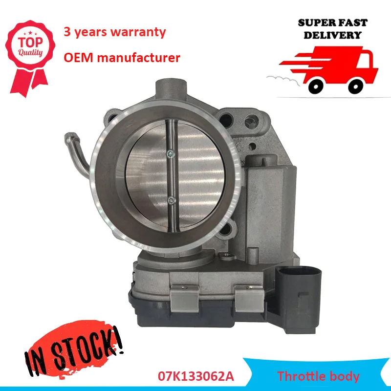 

OEM 07K133062A 07K 133 062A Throttle Body Assembly Fits For Volkswagen Je tta Beetle Golf Passat 2.5L 2008-2014