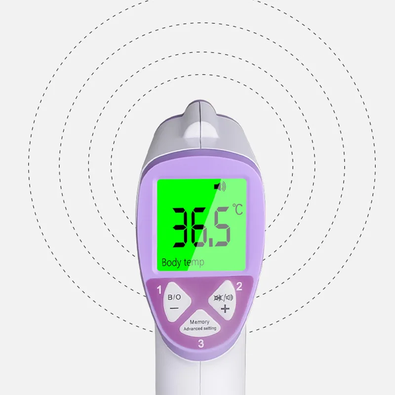 Взрослый цифровой многоцелевой ребенок/взрослый цифровой терминал инфракрасный Лоб термометр Бесконтактное устройство измерения температуры