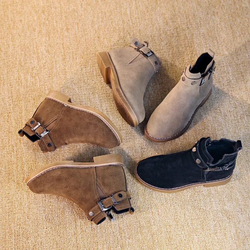 

Girls' Boots Spring And Autumn 2019 New Style CHILDREN'S Martin Boots Little Girl Korean-style Princess Short Boots Big Kid Shoe