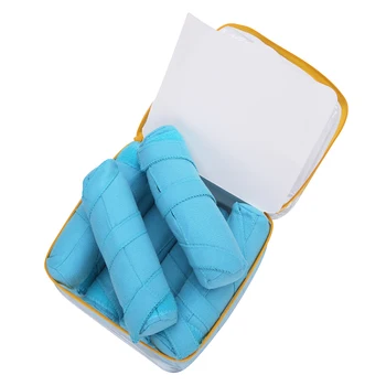 

8pcs Hair Rollers Sleep Styler Kit Long Cotton Curlers DIY Styling Tools Blue Color Magic Hair Dressing Charming Hairstyle