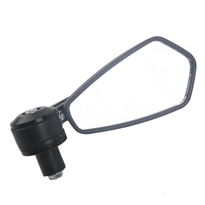 

1 Pair 7/8" 22mm Universal Motorcycle Bar End Rearview Mirrors Rear View Handle Side Mirrors Oval For KTM Suzuki Kawasaki Yamaha