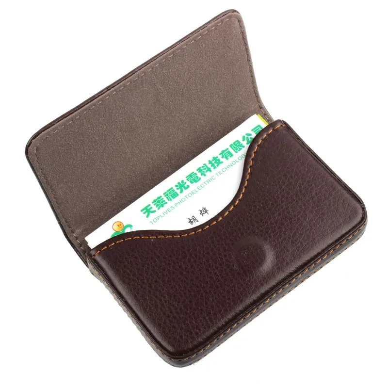 Изысканный Магнитный Привлекательный чехол для карт, чехол для визиток, коробка с держателем BK