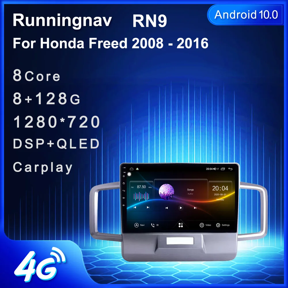 

4G LTE Android 10.1/9/8.1 For Honda Freed 2008-2016 Car Radio Multimedia Stereo Video Player Navigation GPS No DVD