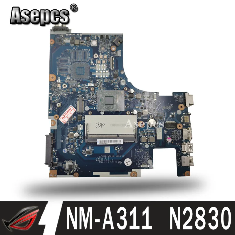 Совершенно новая ACLU9 / ACLU0 NM-A311 материнская плата для For Lenovo G50 G50-30 ноутбука с ЦП (для