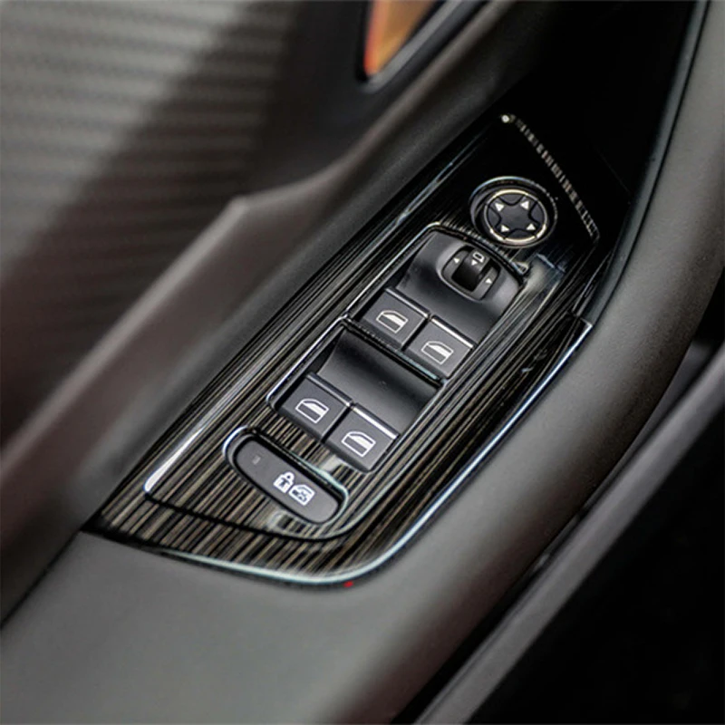 4 шт. автомобильный Стайлинг Windows панель управления крышка Блестки для peugeot 508-настоящее время внутренние двери окна переключатель лифт панель Крышка