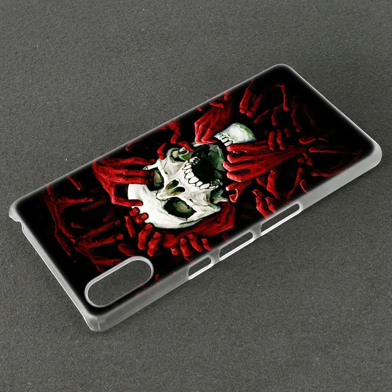 Череп Мода жесткий чехол для Sony Xperia L1 L2 L3 X XA XA1 XA2 XA3 ультра 10 плюс E5 XZ XZ1 XZ2 компактный XZ3 XZ5 2 20 крышка