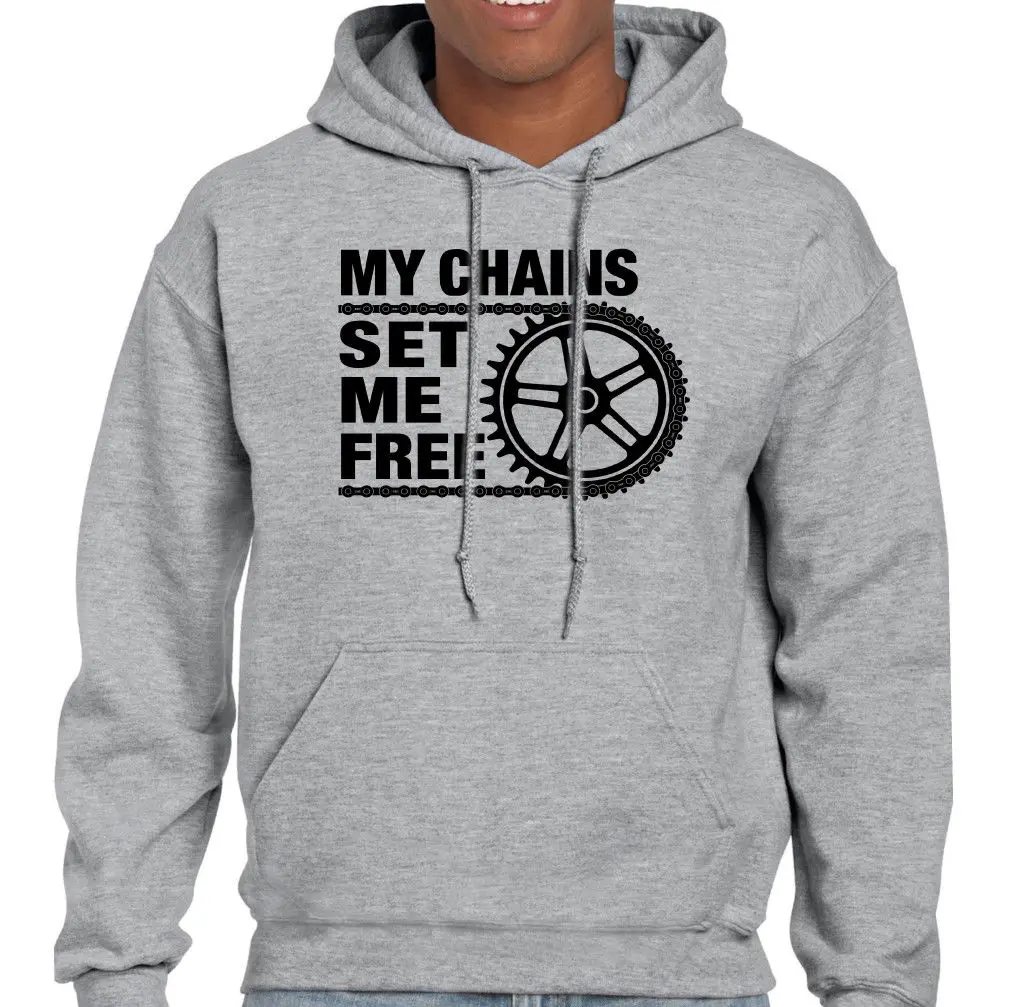 My Chains Set Me Free Fun Мужская велосипедная Толстовка MTB