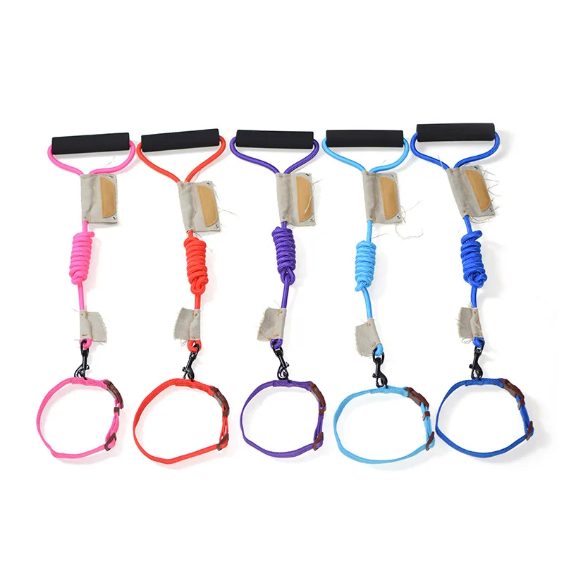 

Pet Traction Rope Dog Hand Holding Rope Plain Color round Rope Dog Rope