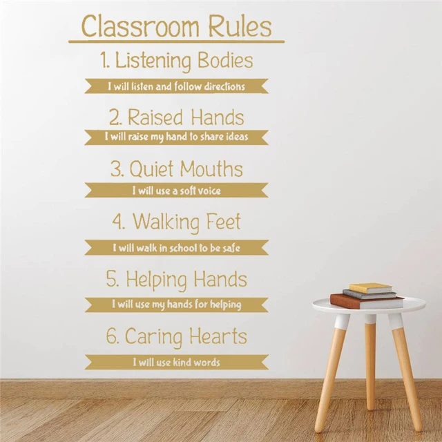 School Classroom Vinyl Wall Decals: Adding a Touch of Creativity to Your Classroom