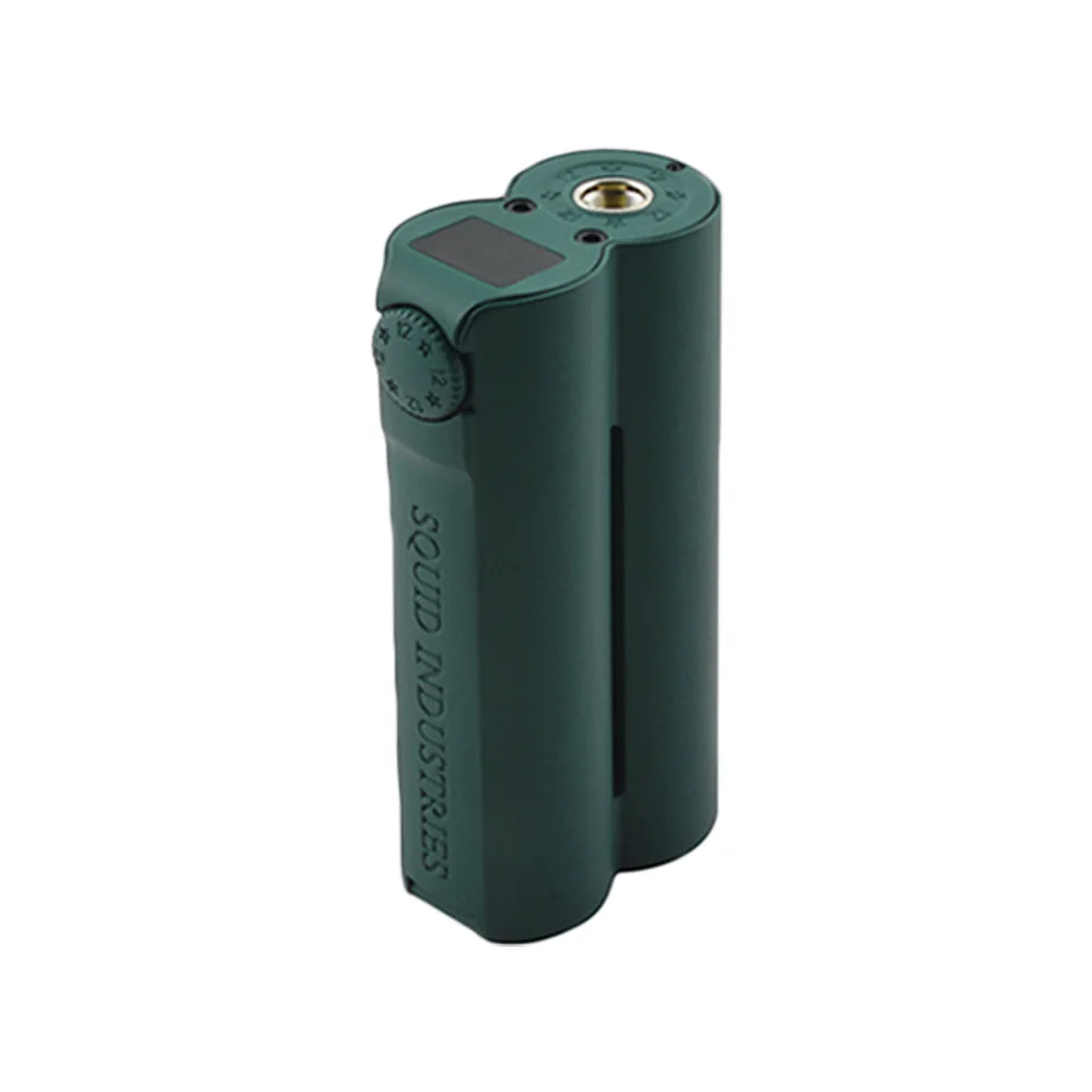 Heavengifts Squid Industries Double Barrel V3 150W VW MOD with Flat Top OLED Display No Battery Double Barrel Box Mod VS Drag 2 - Color: Army Green